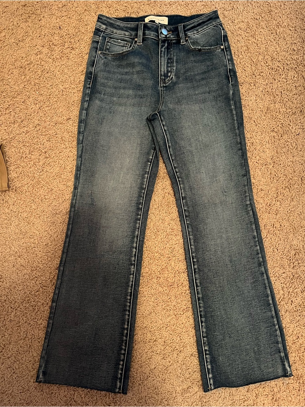 Women's Mid-Rise Flare Jeans in Dark Blue